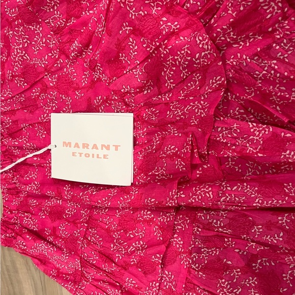 NWT ISABEL MARANT ETOILE Jocadia Short Skort Fuchsia Pink - Picture 6 of 8